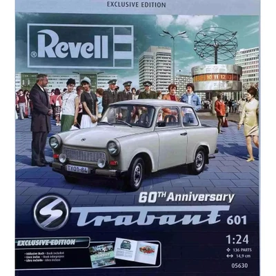 TRABANT 601 60th ANNIVERSARY KIT 1:24 Revell Kit Auto Modellino Nuovo - Immagine 1 di 4