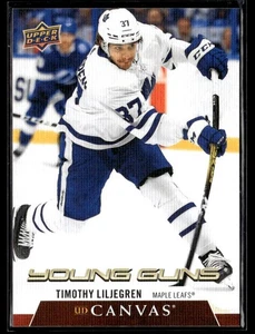 2020-21 Upper Deck UD Canvas Young Guns Timothy Liljegren Toronto Maple Leafs - Bild 1 von 2