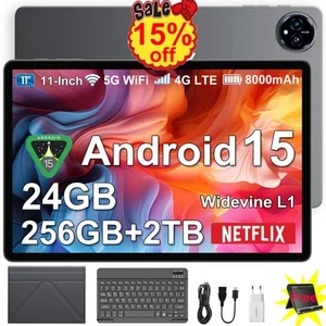 2025 PAD Tablet Android 15 24GB RAM+256GB 80000mAh 12 Zoll 13MP+8MP 5GWIFI USB-C - Bild 1 von 36