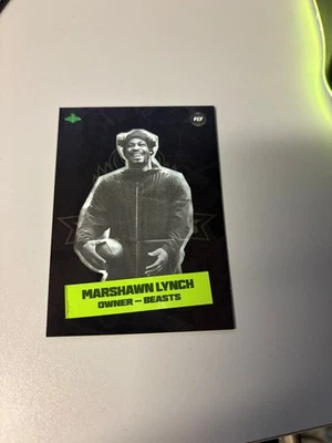 Marshawn Lynch Fan Controlled Football RARE Owner BEASTS Seahawks Cal Bears - Image 1 of 2