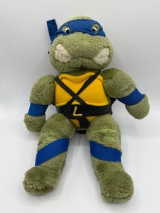 Vintage Teenage Mutant Ninja Turtles TMNT Leonardo 13 Zoll Plüsch - Bild 1 von 8