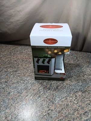New NIB Cozy Fireplace Plug In Candle Warmer Illumination Fragrance Wax Warmer - Image 1 of 4