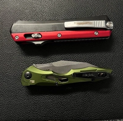 Vintage Folding Knife 2 Blade Pocket Folding Utility Knife Signed Thin Sharp - Image 1 of 4