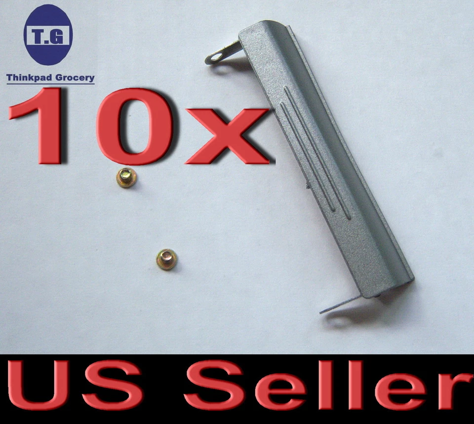 THINKPAN 10x Hard Drive Caddy Cover + Screw for Dell Latitude D620 D630 D630i M2300 MF267
