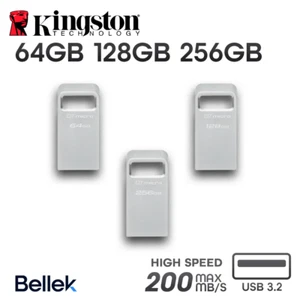 Kingston USB Memory Stick Micro 64GB 128GB 256GB Flash Drive 3.2 - Picture 1 of 4