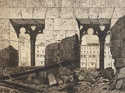 Paris couvent des Carmes fabrique de Canons D'après Nicole Delaunay circa 1862 - Photo 1/4