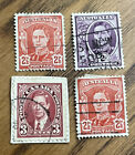 Rare Antique Australia 1942 Used Postage Stamp- British King George VI  2 1/2 D