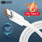 7A Fast Charge Cable USB Type C Cable For Huawei Mate 40 50 Xiaomi Redmi Note 11