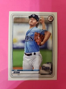 Joe Ryan 2020 Bowman Draft BD-31 paper base , Tampa Bay Rays , Quantity - Picture 1 of 2