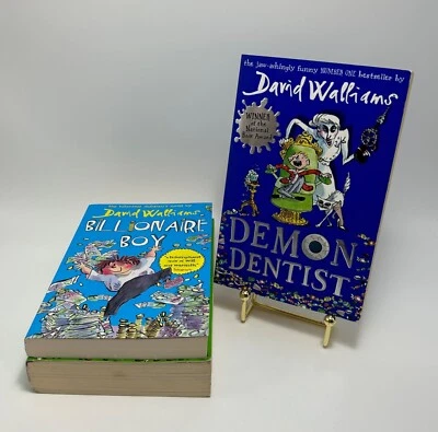 DEMON DENTIST, BAD DAD & BILLIONAIRE BOY - By David Walliams 3 Book Bundle - 9+ - image 1 of 4