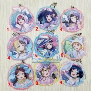 Anime LoveLive! sunshine Acrylic Keychain Key Ring Race Straps Cosplay - Picture 1 of 1