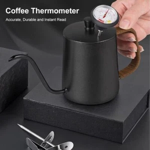 Clip-on Coffee Pot Thermometer Coffee Heat Measuring Tools Milk Frothing Jug - Imagen 1 de 14