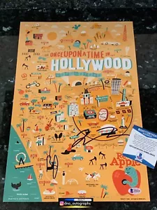 BRAD PITT SIGNED ONCE UPON A TIME IN HOLLYWOOD QUENTIN TARANTINO SIGNED BAS COA - Picture 1 of 1