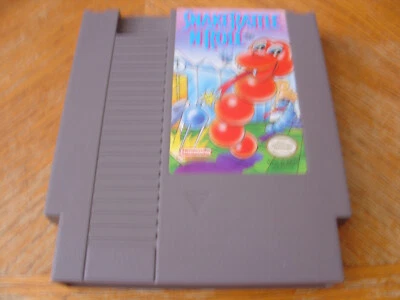 Snake Rattle N Roll (Nintendo NES Game, 1990) Authentic Tested Working Fast Ship - Image 1 of 2