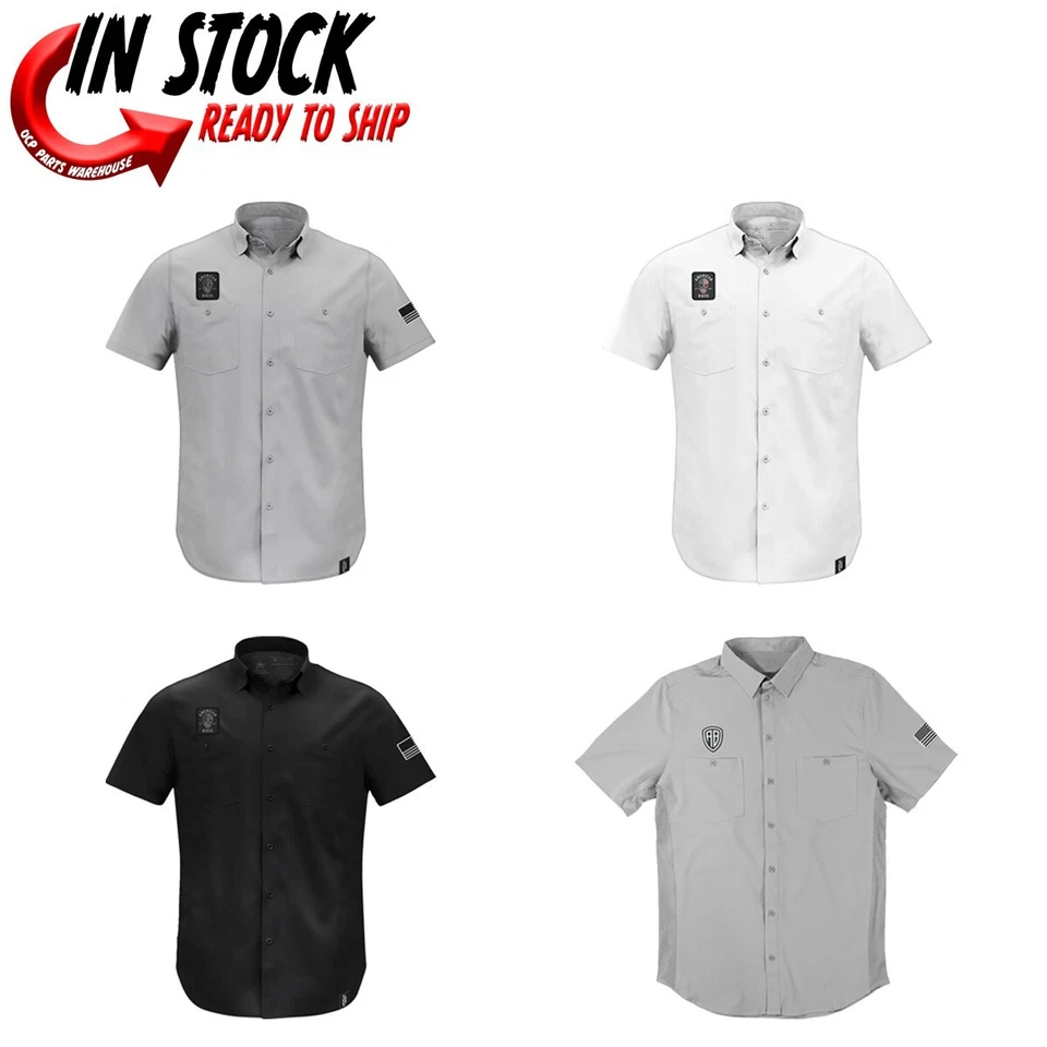 ¡NUEVO! CAMISAS DE TIENDA LIGERAS DE MOTOCICLISTA AMERICANO 2025 - ELIGE TALLA Y COLOR Foto 1 de 3