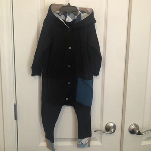 Romper Quiver Full Of Children One Piece Sz 2-3 yrs Black Turquoise NWOT Cute - Picture 1 of 7