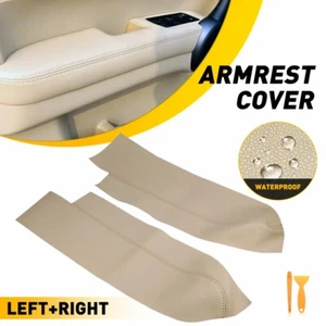Interior Front Door Panel Armrest LEATHER Cover For Honda CRV 2007 2008-2012 - Picture 1 of 14