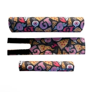 GT BMX PADS,Oldschool DYNO BMX SE 3PCS JUNK FOOD RETRO LOGO FLITE NEW - Picture 1 of 5