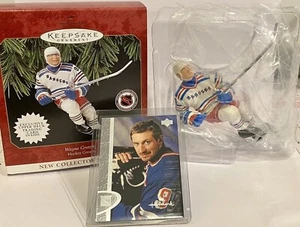 1997 Wayne Gretzky Hallmark Keepsake Ornament W/Upper Deck Trading Card NEW - Picture 1 of 1
