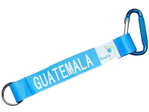 Guatemala Short Lanyard Keychain flag mini banner Badge key chain - Picture 1 of 1