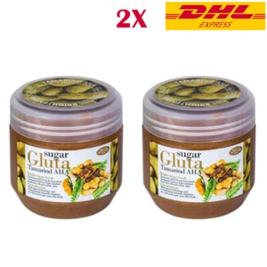 AHA Sugar Gluta Tamarind Scrub Brightening Body Scrub 700g 2X Express - Picture 1 of 6