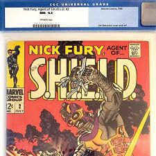 NICK FURY AGENT OF SHIELD #2 CGC 9.2 1968 classic Jim Steranko silver age marvel