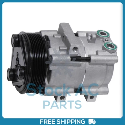 A/C Compressor for Ford Excursion, F-150, F-250, F-250 Super Duty, F-35.. QH - Image 1 of 4