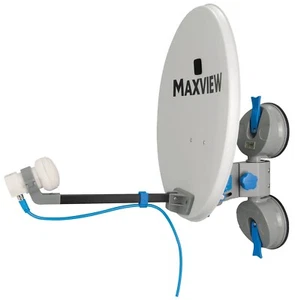 Maxview Remora 40 Suction Mounted Portable Sky Satellite TV Dish Kit - Picture 1 of 7