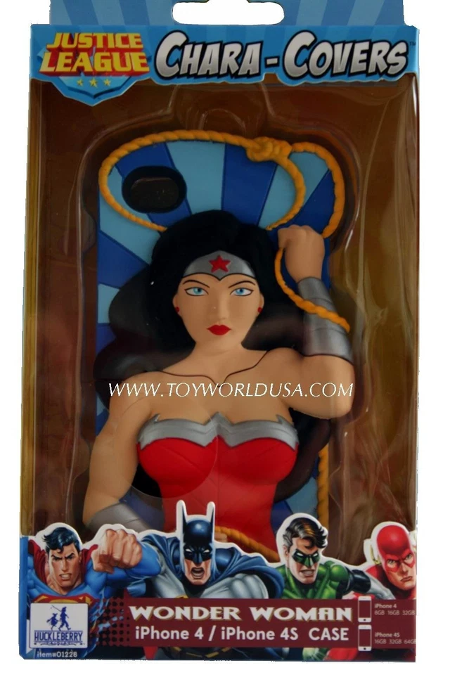Justice League Chara-Covers Wonder Woman iPhone4/iPhone 4S Case New/Sealed - Image 1 of 1