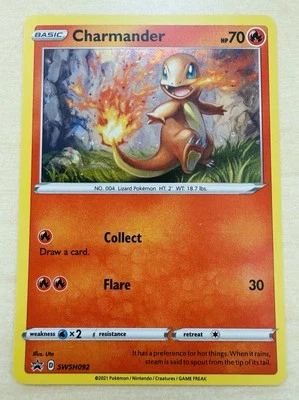 Charmander SWSH092 - Sword & Shield Black Star Promo Pokemon Card TCG (NM) - Image 1 of 3