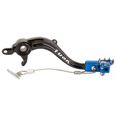 Pedal de freno de aluminio Tusk punta azul para Sherco 300 SEF-R Racing 2014-2022 Foto 1 de 2