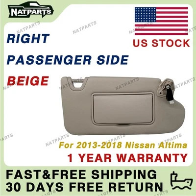 Parasol lateral derecho pasajero con luces para Nissan Altima96400-3TA2A 2013-2018 Foto 1 de 4