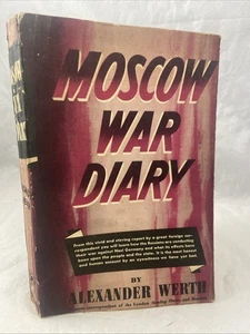Moscow War Diary by Alexander Werth. 1942 PB 1st US Edition, Borzoi, SAMPLE COPY - Picture 1 of 19