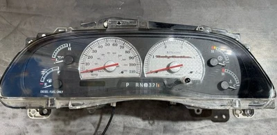 Cuadro de instrumentos velocímetro 6,0 F250 F350 2004 Ford Harley Davidson OEM Foto 1 de 4