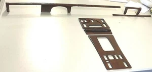 For Mercedes Benz W126 Walnut Wood Dashboard Center Trim Set 11 PCS - Picture 1 of 5