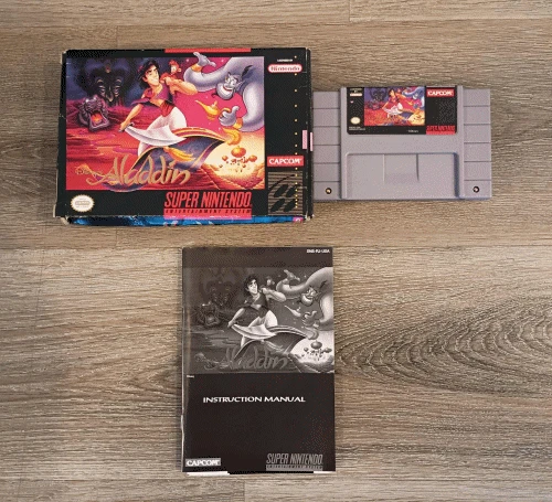 Disney's Aladdin Super Nintendo Entertainment System SNES CIB - Image 1 of 1