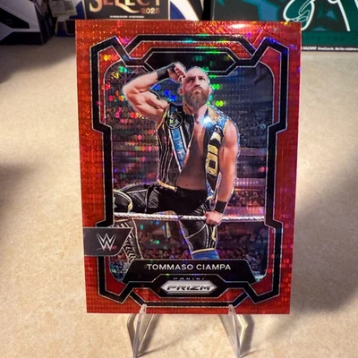 2024 WWWE Panini Prizm - Tommaso Ciampa - Red Pulsar Prizm /399 #125 - Image 1 of 3
