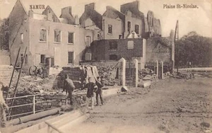 Belgique - NAMUR - Plaine Saint-Nicolas détruite pendant la Première Guerre Mond - Picture 1 of 2