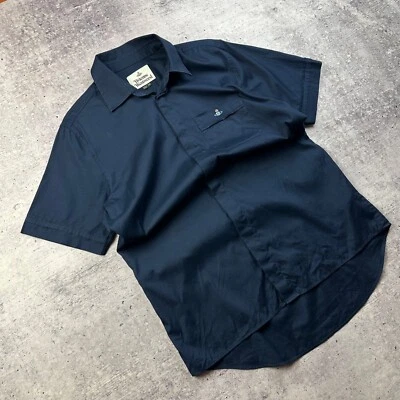 Camisa Vivienne Westwood Manga Corta Talla 50 Azul Foto 1 de 4