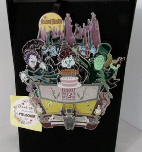 Disney Haunted Mansion Jumbo Pin LE 500 Friday the 13th WDW New in Box - Picture 1 of 10