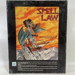 ICE Spell Law Box Set 1981 Fantasy Sistema Gioco di Ruolo Corona di Ferro - Foto 1 di 6