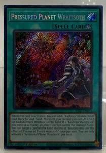 Yu-Gi-Oh! Juego de cartas coleccionables Pressured Planet Wraitsoth RA02-EN073 Secreto Raro Casi Nuevo/Muy Nuevo - Imagen 1 de 1