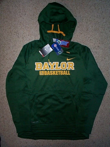 ($75) Baylor Bears Basketball Jersey Hoodie Sweatshirt Adult MENS/MEN'S (L-LARGE Cover