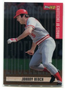 2001 Topps HD Images of Excellence Aluminum 8 Johnny Bench