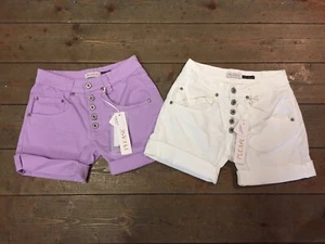 Short Femme Please Coton Coloré Short Court Avec Boutons A de Vue - Imagen 1 de 6