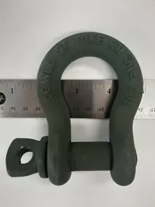 Grillete de remolque militar M10 anillo en D grillete de anclaje nuevo en caja - para jeeps y camiones - Imagen 1 de 3