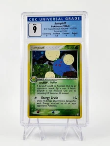 2004 Pokémon TCG Jumpluff EX Team Rocket Returns 11/109 Reverse Holo - CGC 9 - Picture 1 of 2