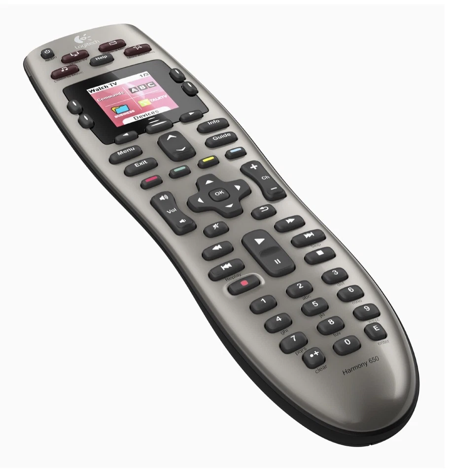 Logitech Harmony 650 Infrared All in One Remote Control, Universal Remote  - Image 1 of 4