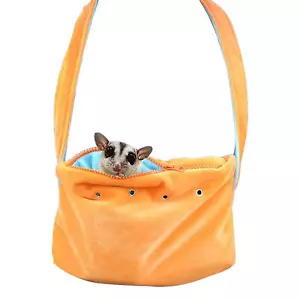 Guinea Pig Carrier Small Animal Sugar Glider Pouch Hamster Carrier Neck Bag - Picture 1 of 12