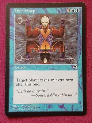 Magic The Gathering TEMPEST TIME WARP blue card MTG - Image 1 of 2